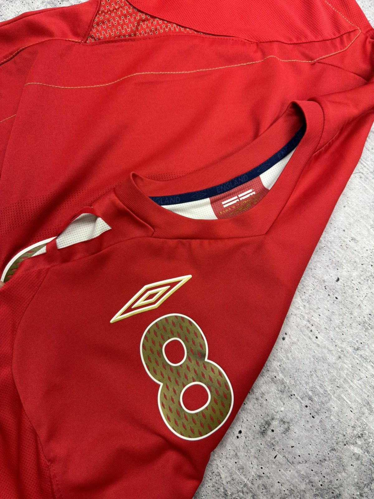 Umbro × Vintage Vintage Umbro 8 LAMPARD ENGLAND Official Soccer Jersey Shirt Size US XXL / EU 58 / 5 - 23 Thumbnail