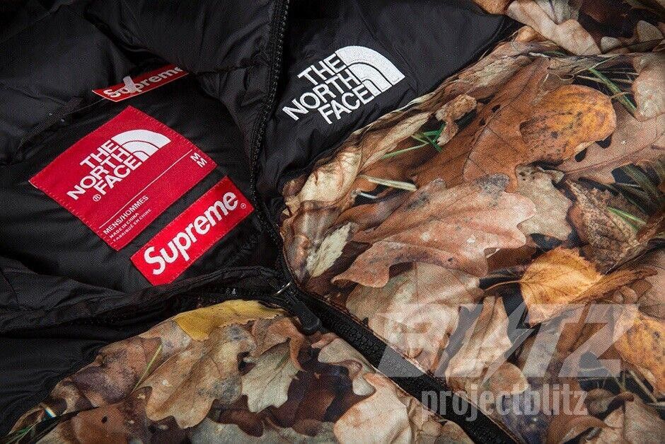 Supreme FW16 SUPREME THE NORTH FACE NUPTSE JACKET LEAVES TNF L Size US L / EU 52-54 / 3 - 4 Thumbnail