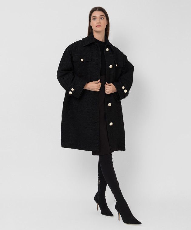 Dolce & Gabbana o1y0825 Coat in Black Size XS / US 0-2 / IT 36-38 - 5 Thumbnail