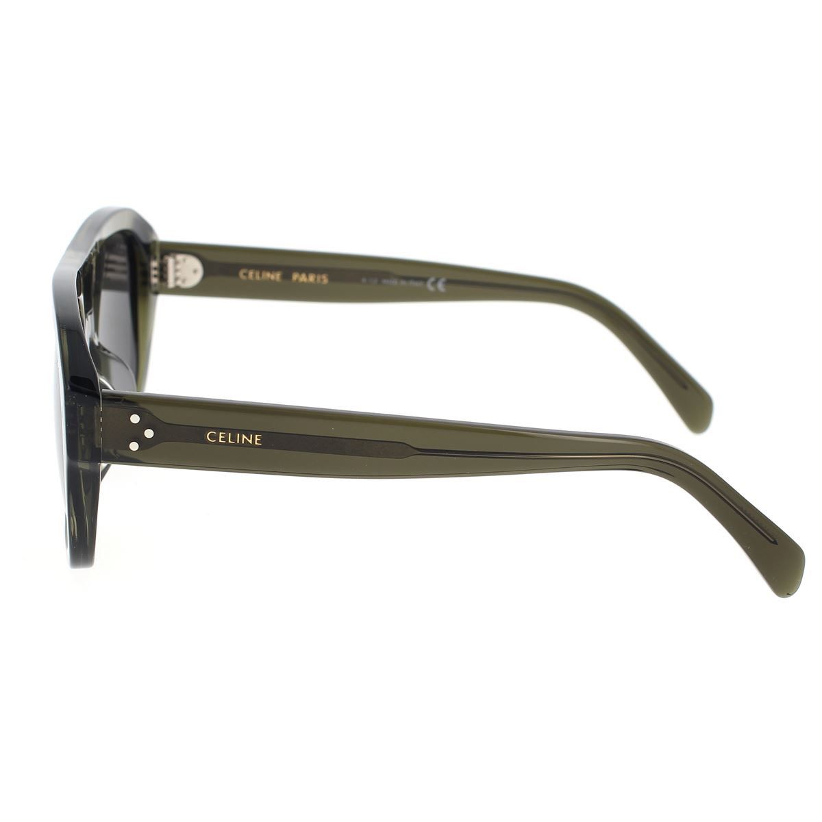 Celine × Hedi Slimane New Celine by Heidi Slimane CL40205U 96A Aviator Sunglasses Size ONE SIZE - 8 Thumbnail