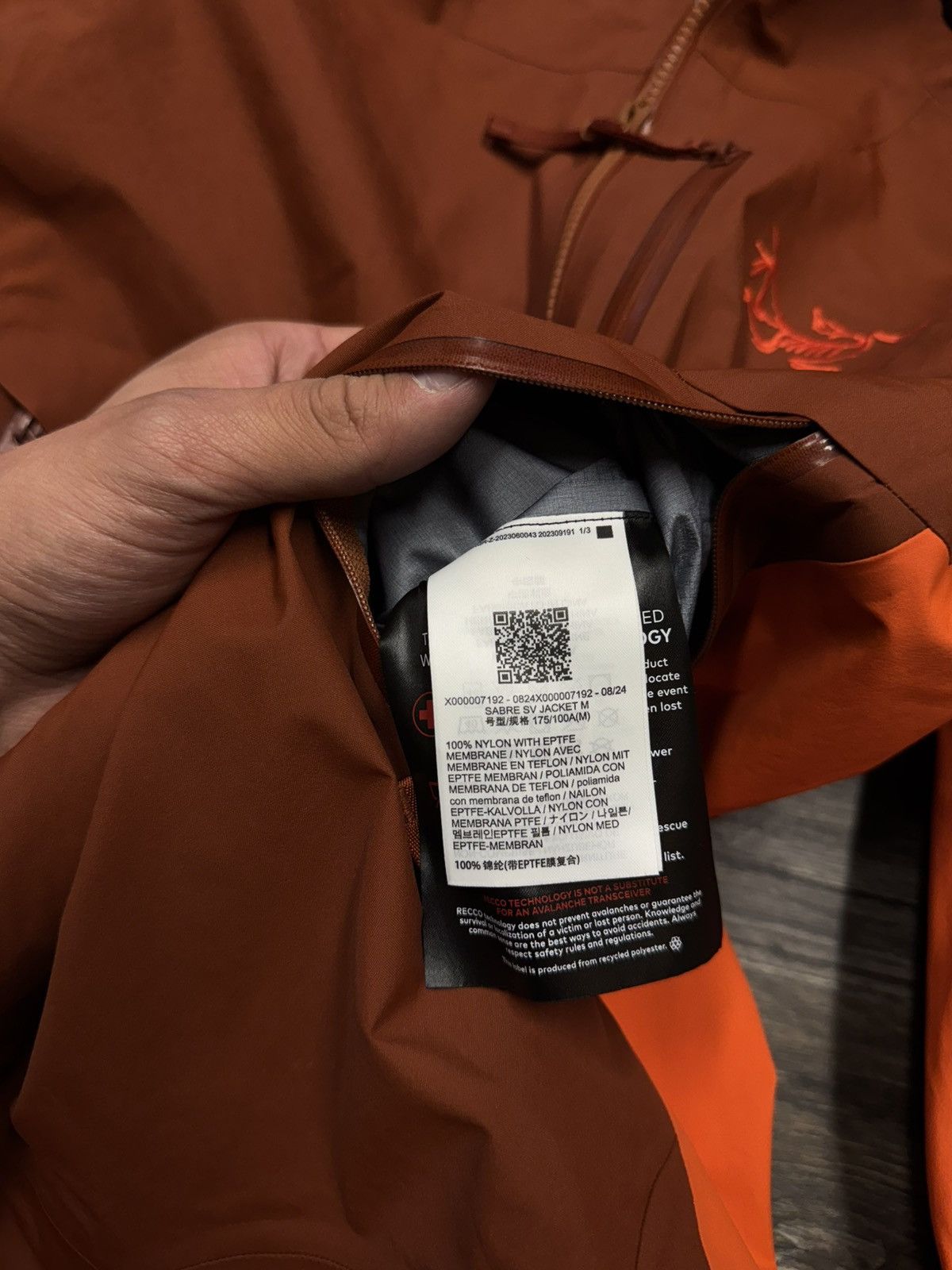 Arc'teryx ARC'TERYX SABRE SV FREERIDE JACKET Size US M / EU 48-50 / 2 - 5 Thumbnail