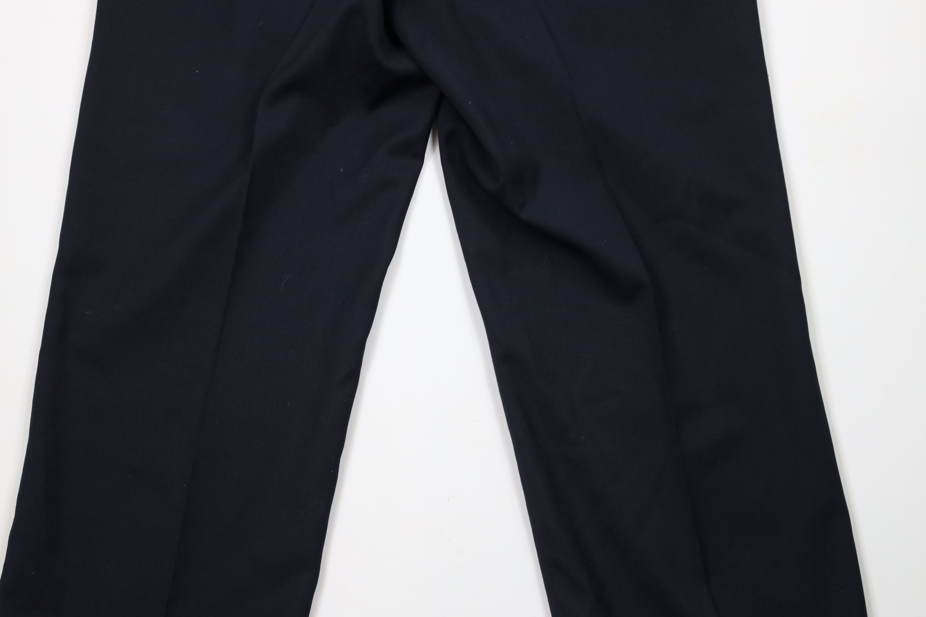 Vintage Vintage 90s Streetwear Herringbone Wool Wide Leg Chino Pants Size US 32 / EU 48 - 10 Thumbnail