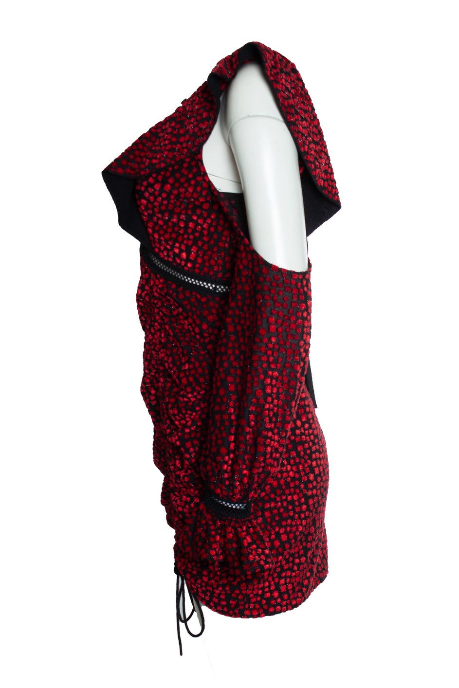 Self-Portrait Self portrait, V neck frill mini dress in red Size M / US 6-8 / IT 42-44 - 2 Thumbnail