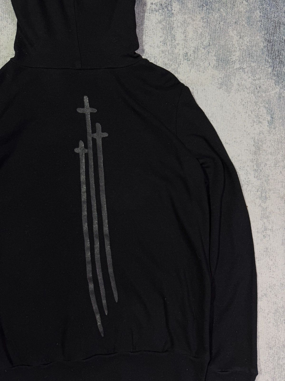 Chrome Hearts Vertical Script RS3 Cross Zip up Size M / US 6-8 / IT 42-44 - 9 Thumbnail