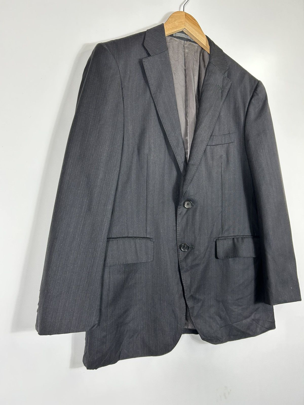Designer × Japanese Brand 🔥Inteante Fintes Single Breast Coat Size 40S - 2 Thumbnail