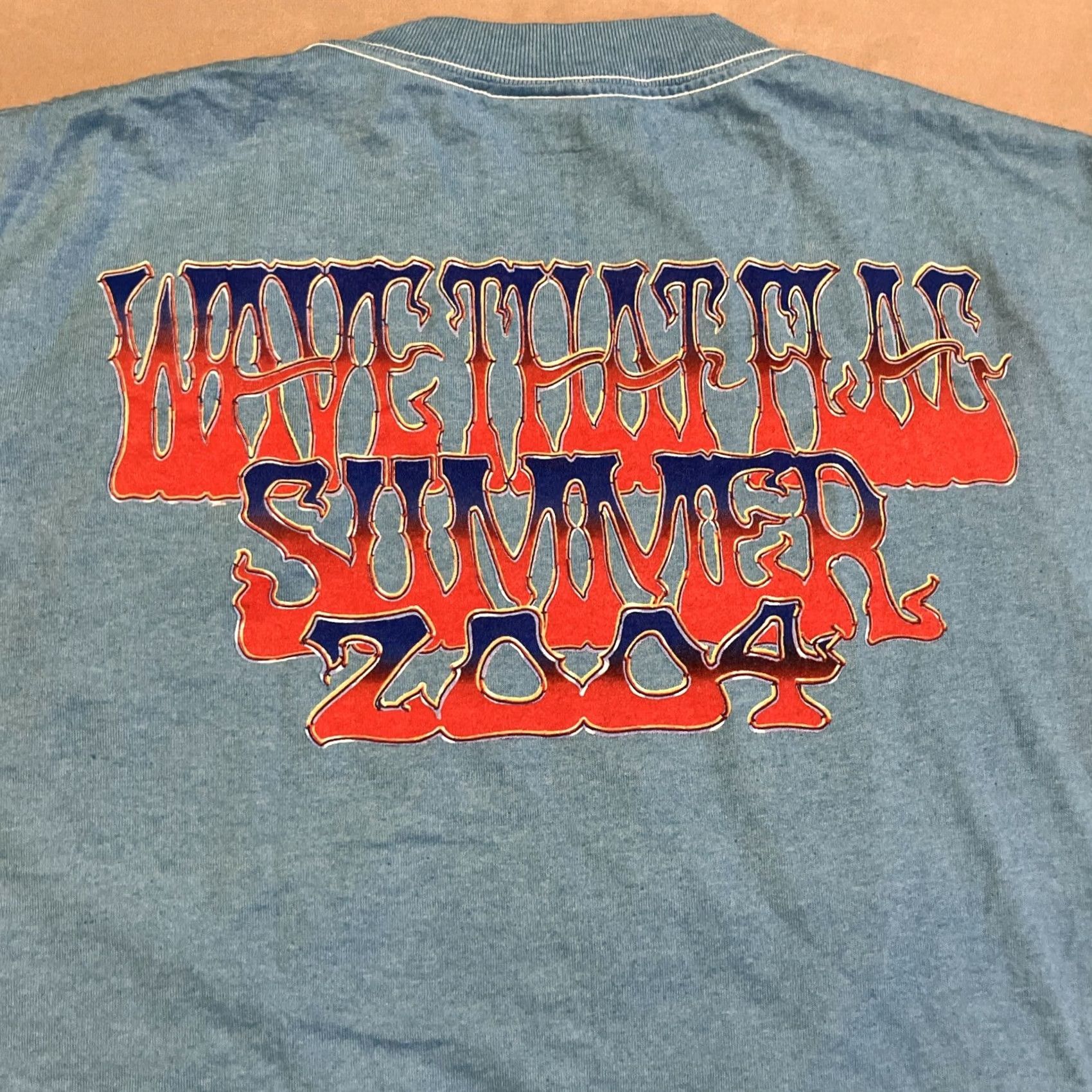 Vintage VINTAGE THE DEAD Wave That Flag T-Shirt XL Blue Double-Sided 2004 Summer Tour Mens XL Size US XL / EU 56 / 4 - 7 Thumbnail