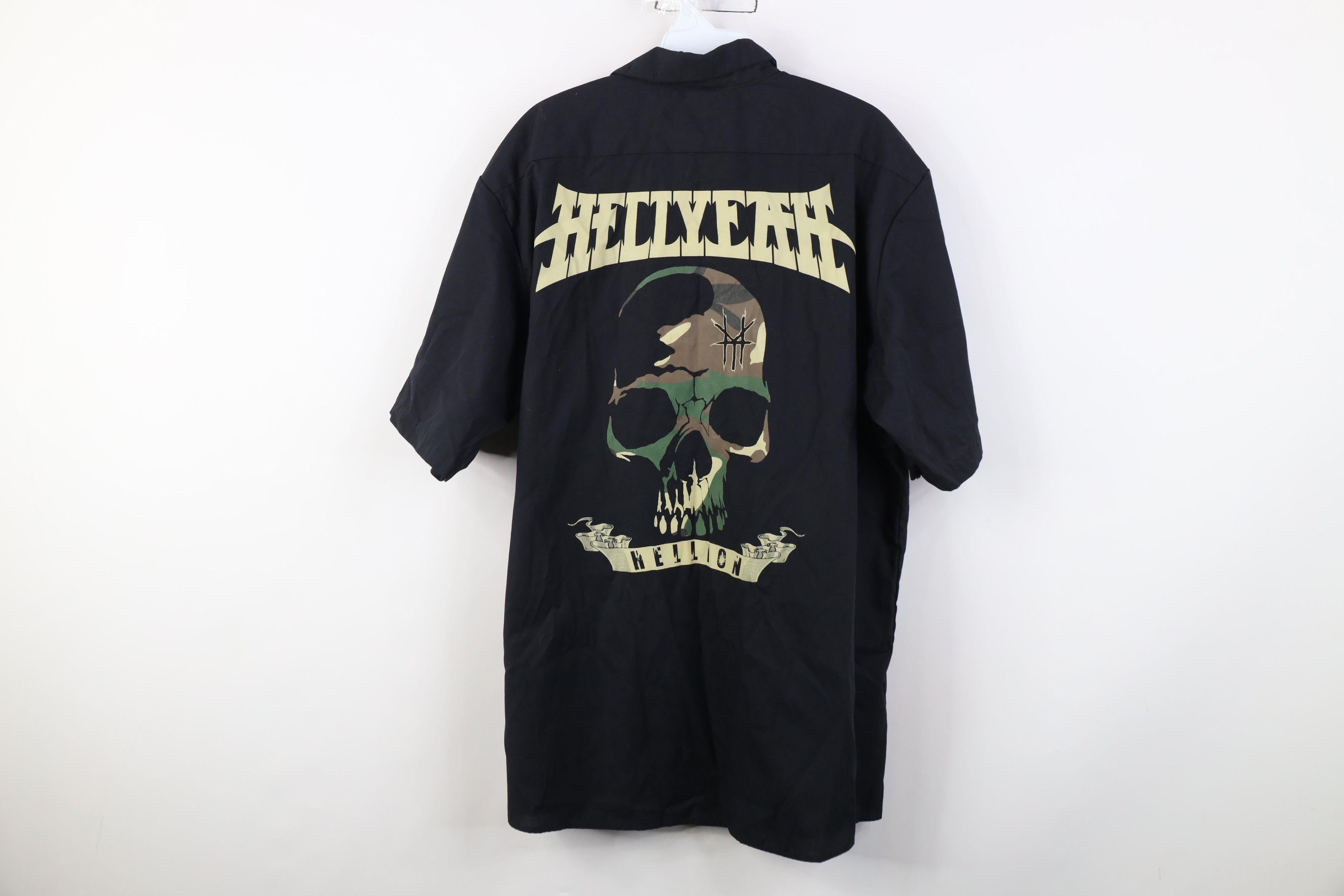 Dickies Vintage Y2K Dickies Hellyeah Hellions Short Sleeve Shirt Size US XL / EU 56 / 4 - 13 Thumbnail