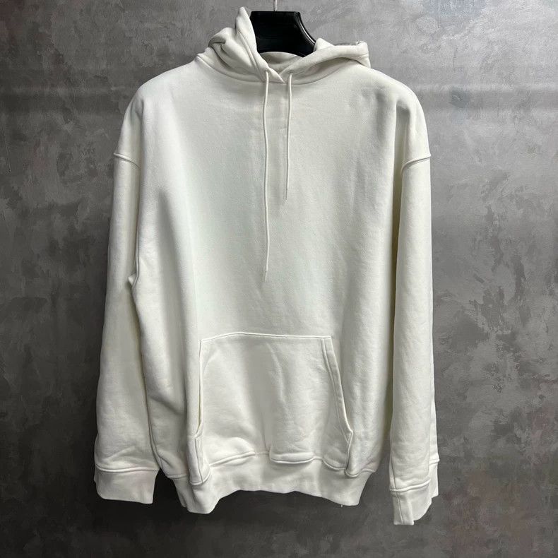 White Logo Print Hoodie from Balenciaga