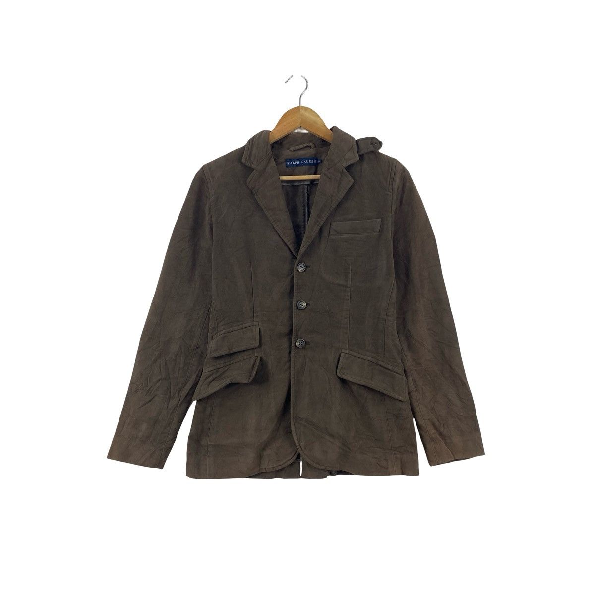 Polo Ralph Lauren Vintage RALPH LAUREN Suede Style Blazer Jacket Casual Size XS / US 0-2 / IT 36-38 - 1 Thumbnail