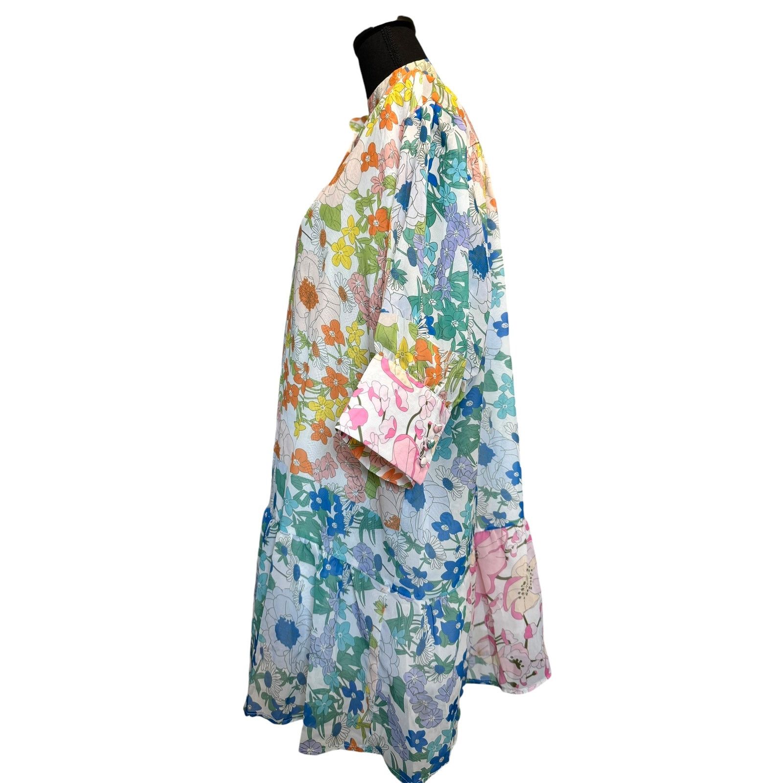 Other BOHO Floral Dress Arthur Jane Claire Large Retro Hippie Size L / US 10 / IT 46 - 10 Thumbnail