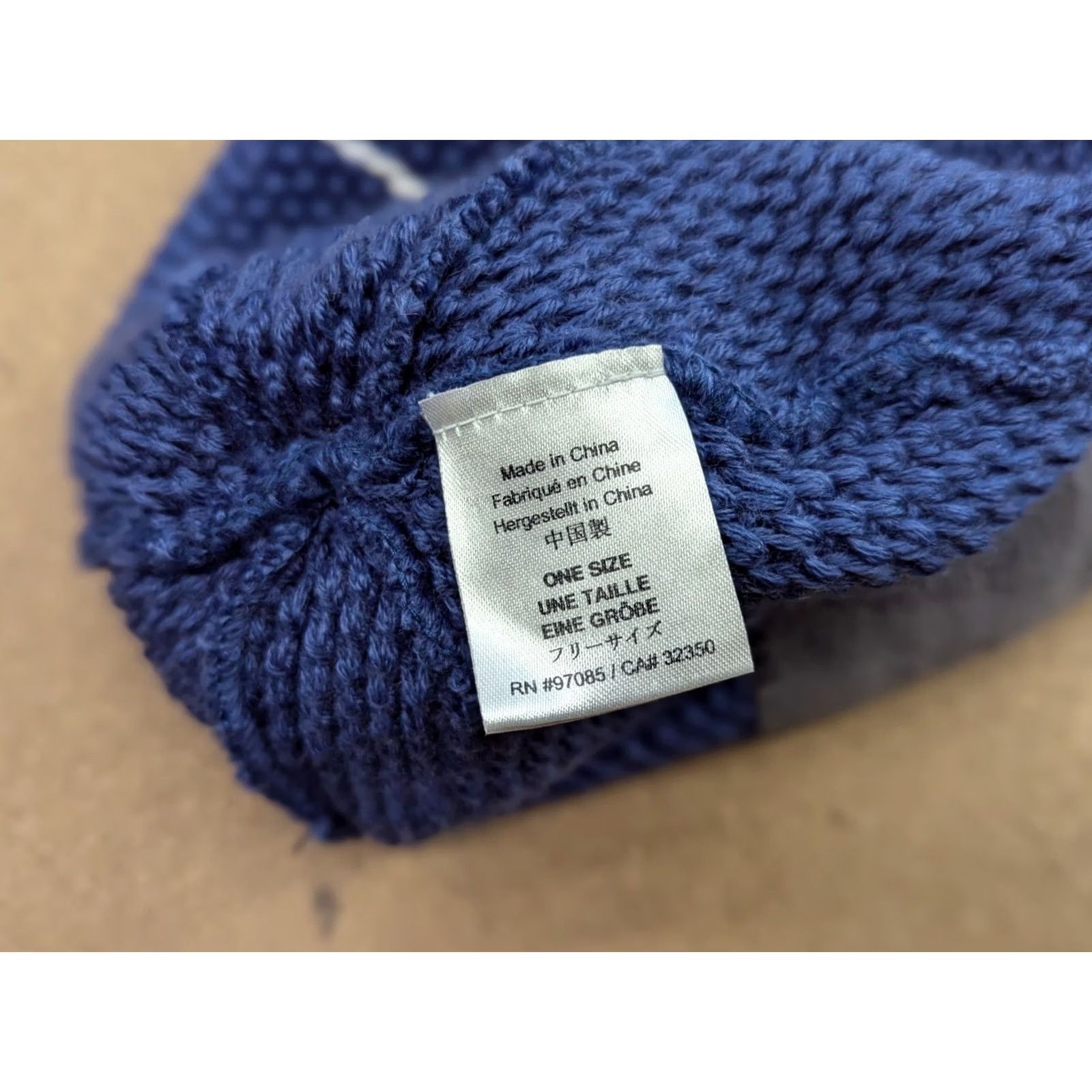 Outdoor Research Outdoor Research Beanie Hat One Size Lined Wool Blend Pom Pom Knitted Blue Beanie Mens Womens Unisex Adults Needlework Wool Blend Beanie Size ONE SIZE - 5 Thumbnail