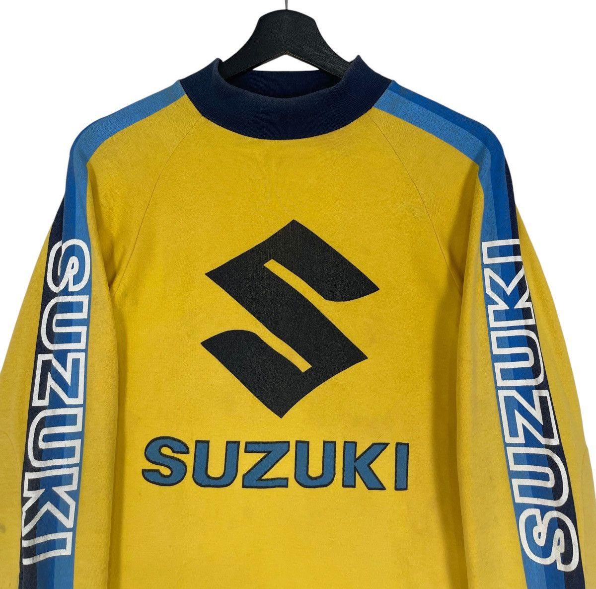 Gear for Sports 80s VINTAGE SUZUKI RACING RIDER SHIRT WITH PADDED ELBOW Size US M / EU 48-50 / 2 - 6 Thumbnail