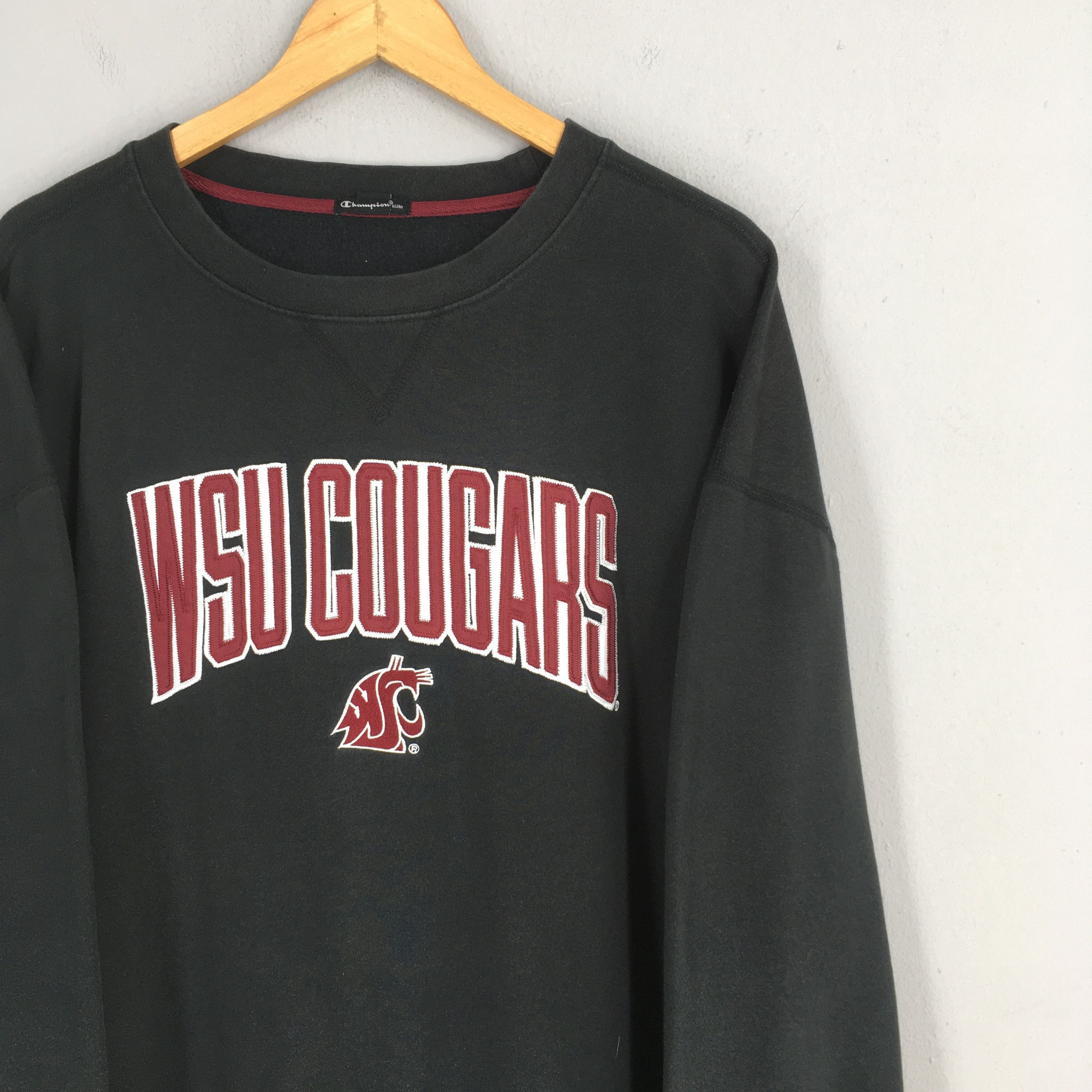 Champion × NCAA Vintage Washington State Cougars NCAA Sweatshirt 2XLarge Size US XXL / EU 58 / 5 - 2 Thumbnail