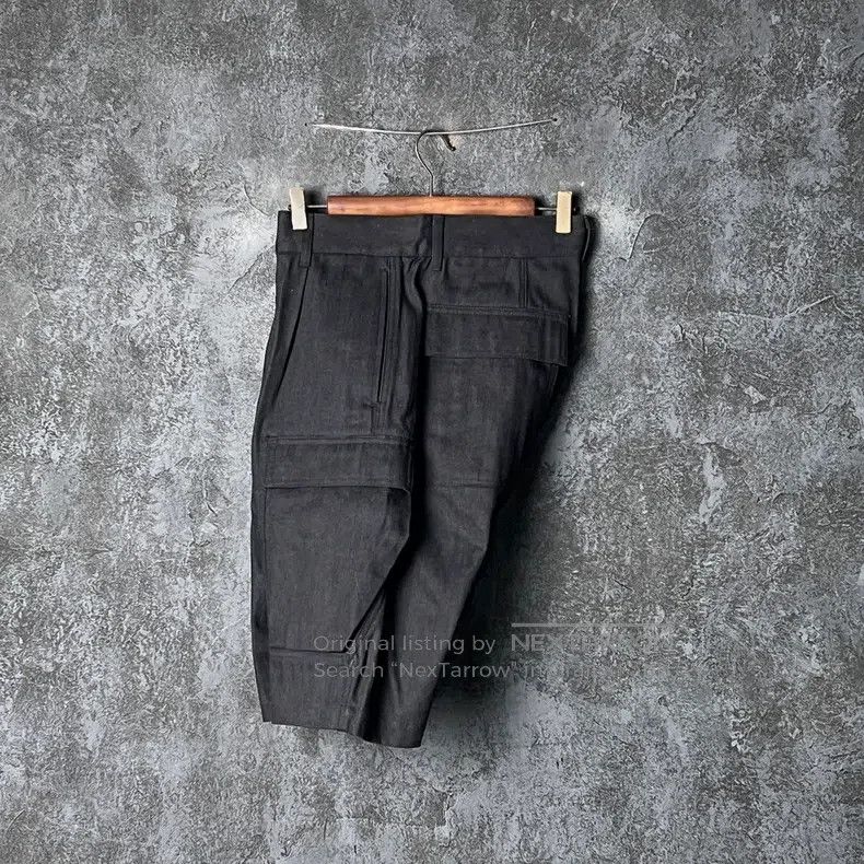 Rick Owens Rick Owens Black cotton denim shorts Size US 31 - 7 Thumbnail