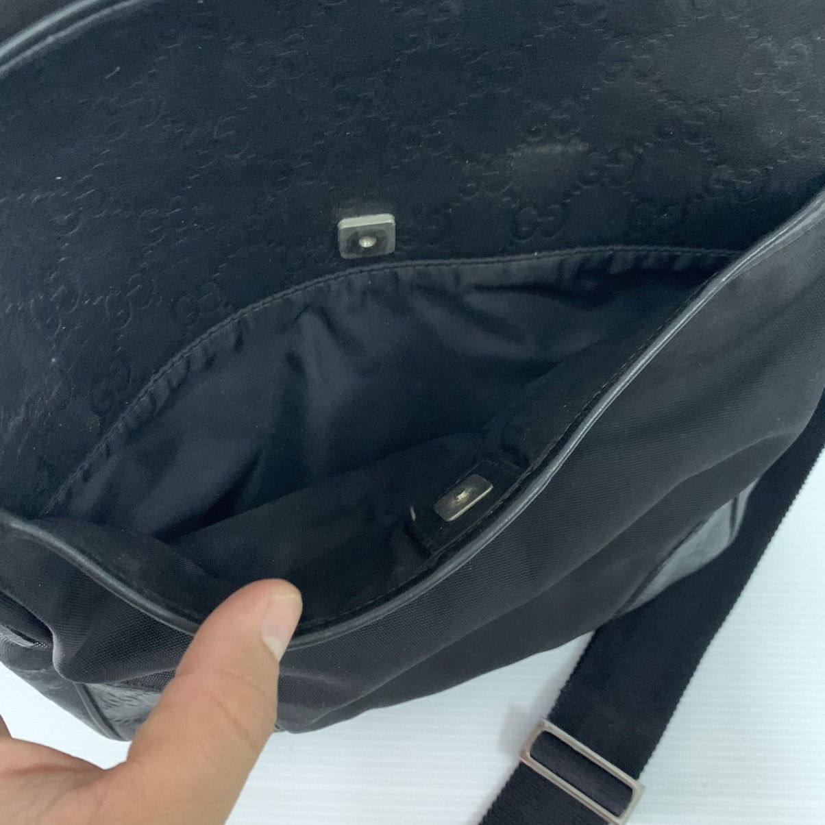 Gucci Gucci Monogram Black Slingbag Size ONE SIZE - 14 Thumbnail
