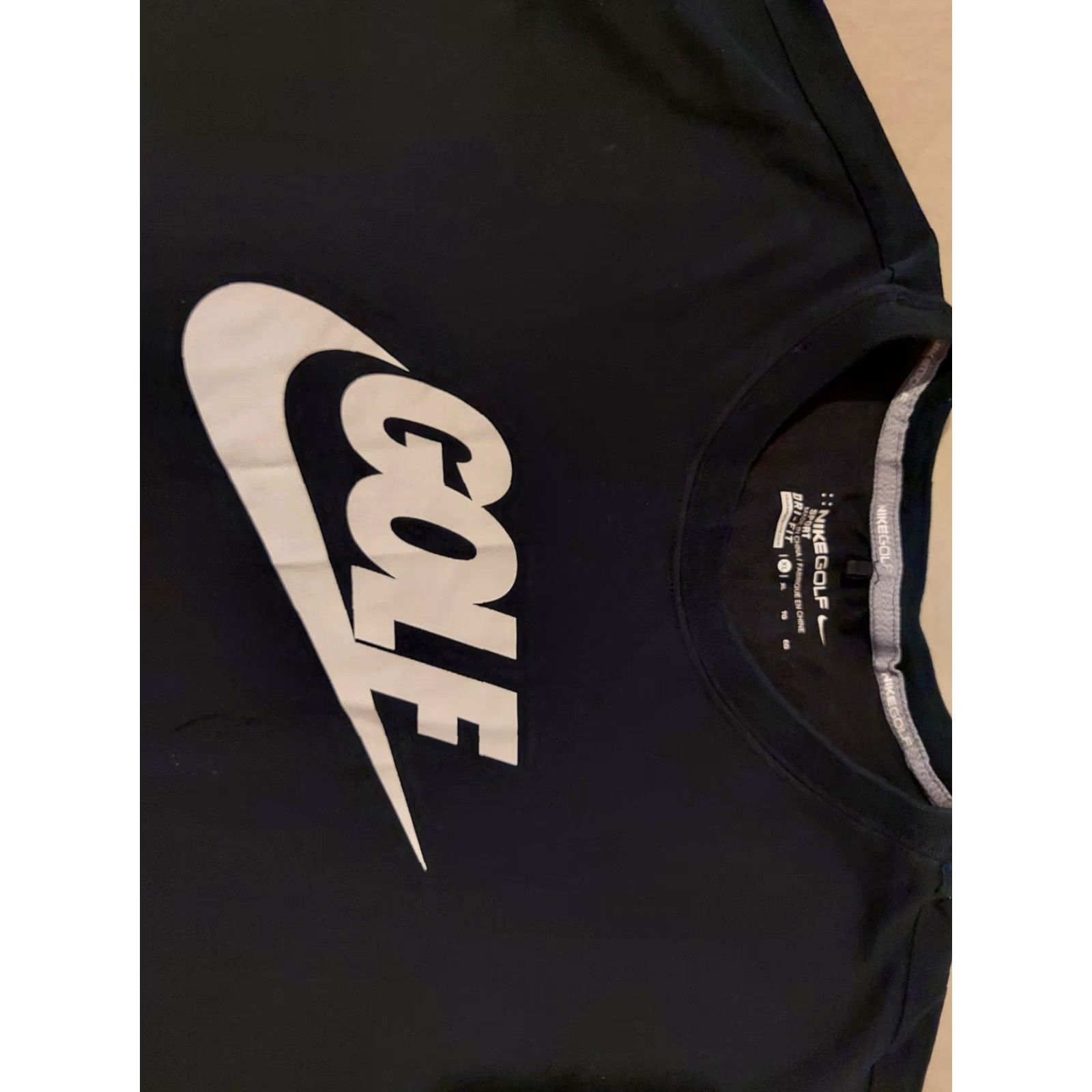 Nike Nike Golf Shirt XL Black Athletic Tee Mens Size US XL / EU 56 / 4 - 2 Thumbnail