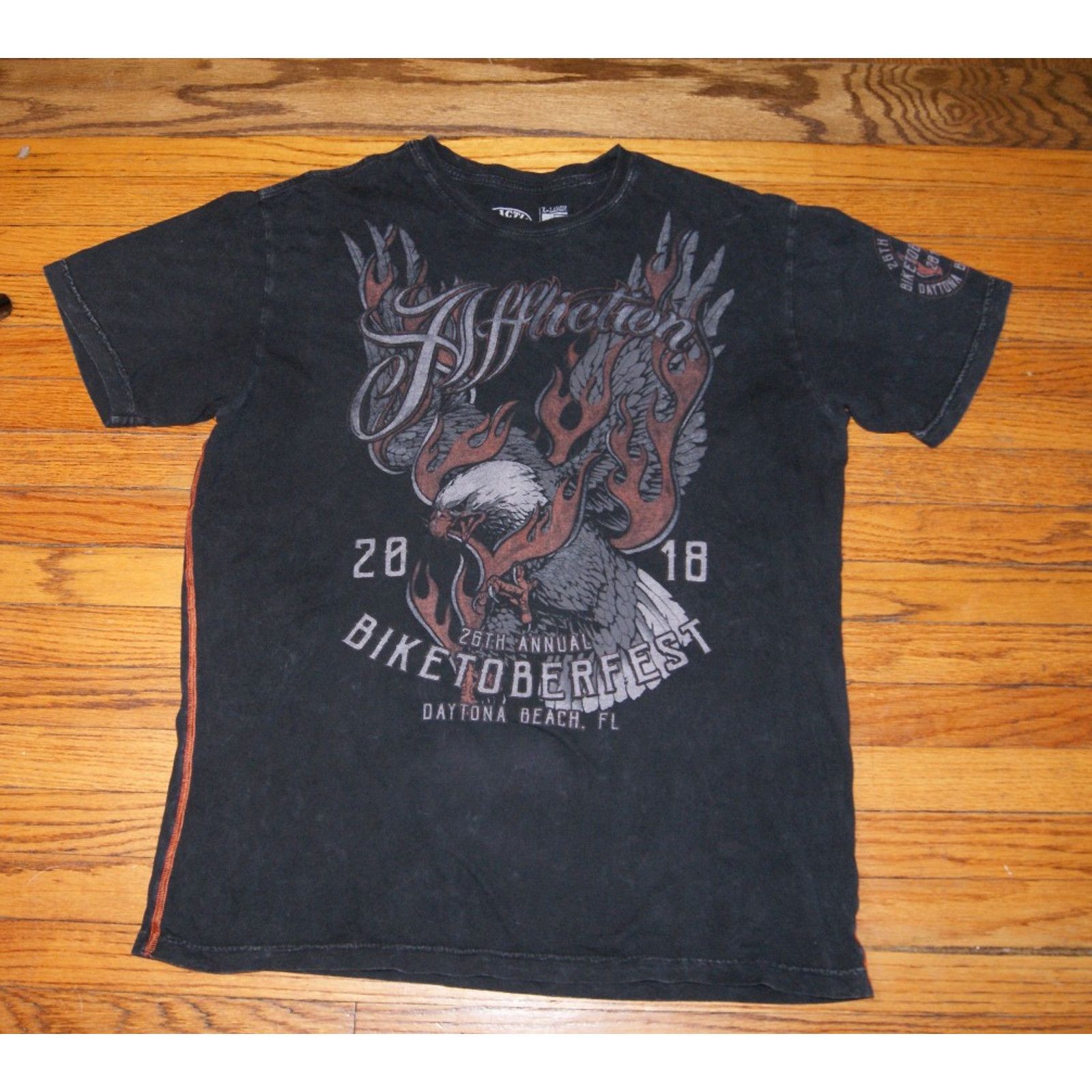 Affliction Affliction Daytona Bike Week 2018 Biketoberfest XL TShirt Size US XL / EU 56 / 4 - 1 Thumbnail