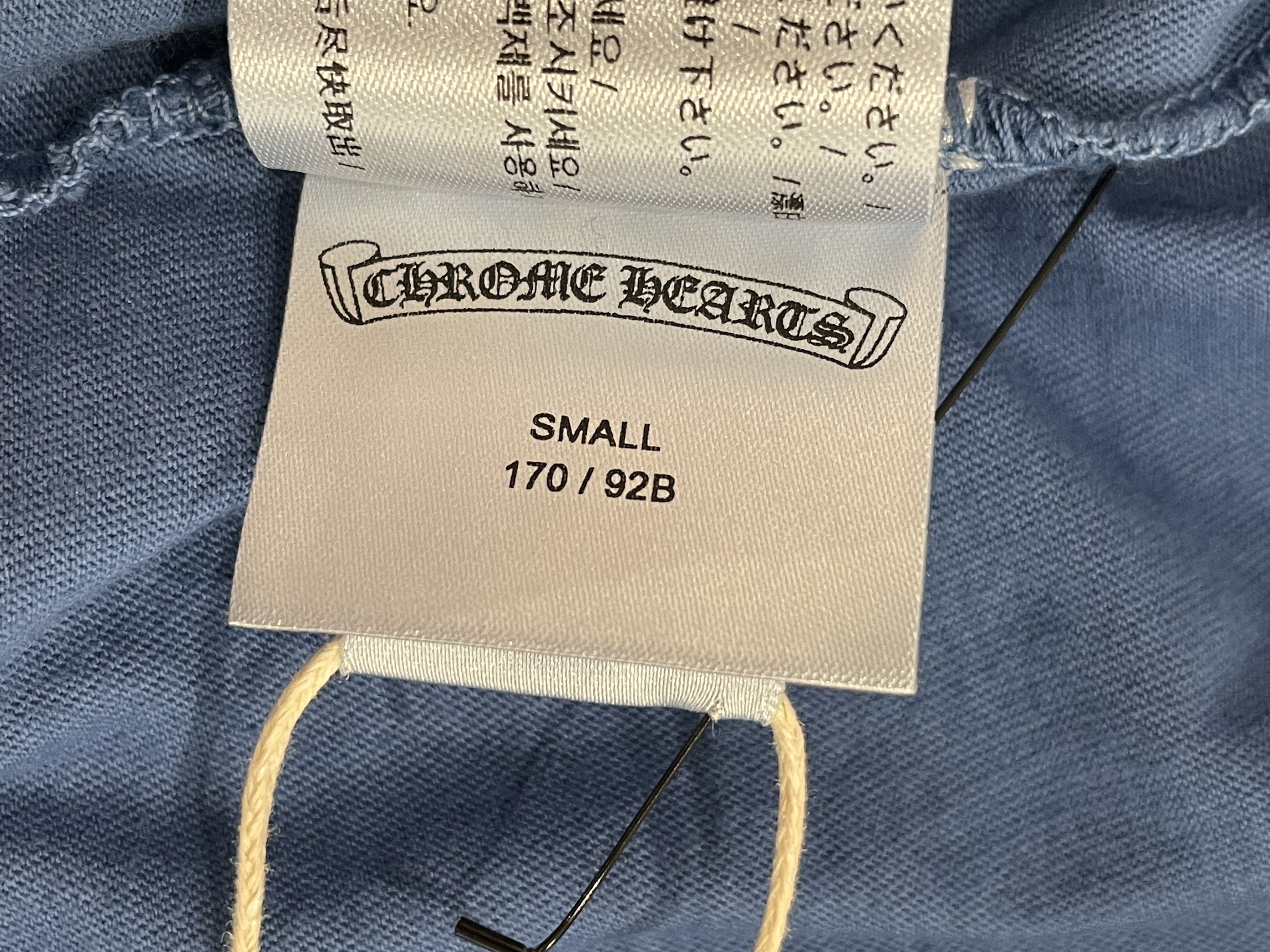 Chrome Hearts Chrome Hearts Blue Turbo Boost Short Sleeve Tee Size S / US 4 / IT 40 - 13 Thumbnail