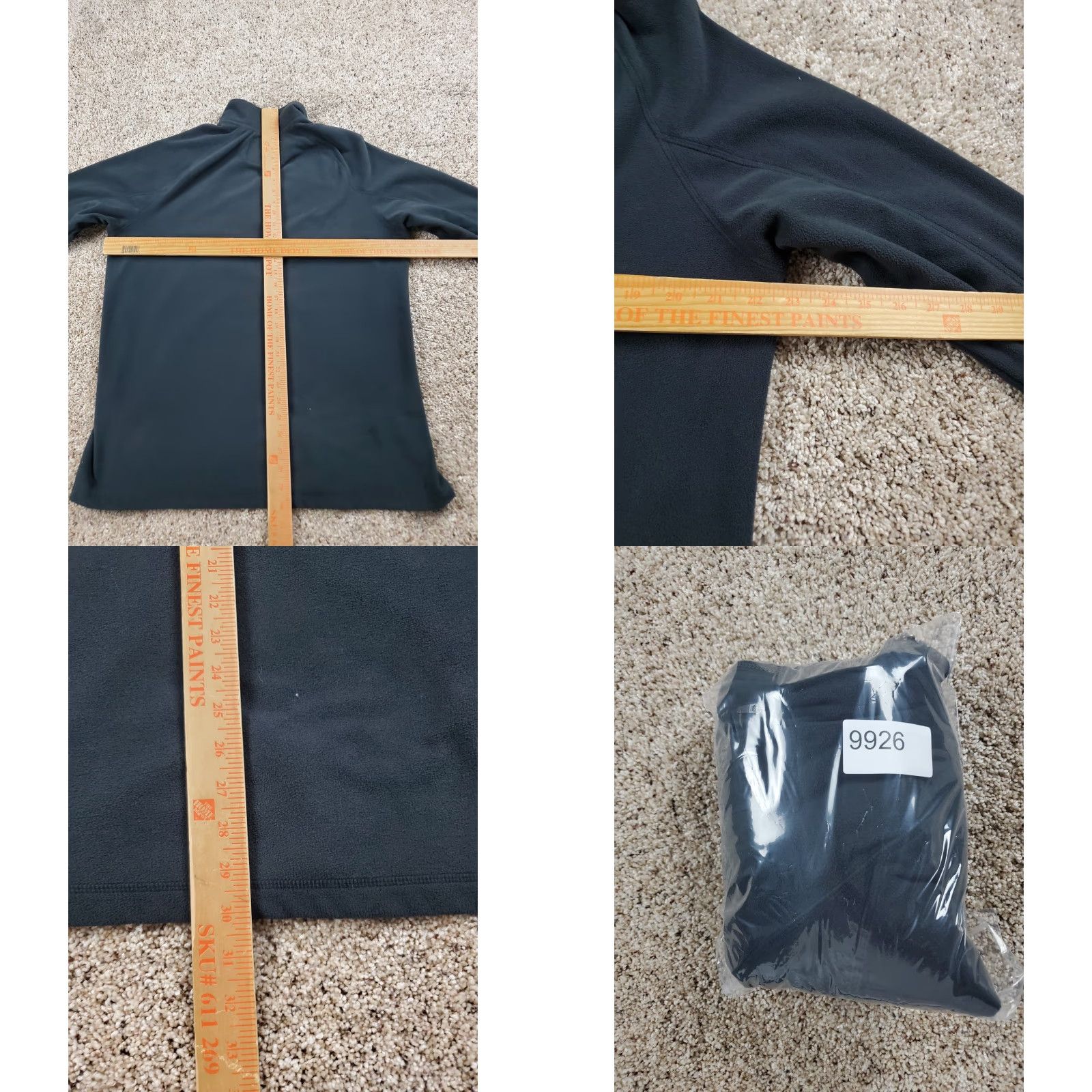 Gramicci Gramicci Jacket Windbreaker L Black 1/4 Zip Fleece Outdoor Casual Workwear Mens Size US L / EU 52-54 / 3 - 9 Thumbnail