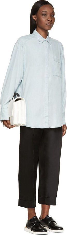Acne Studios Acne Studios Addle Flu Denim Button Up Casual Shirt Sky Blue Size M / US 6-8 / IT 42-44 - 9 Thumbnail