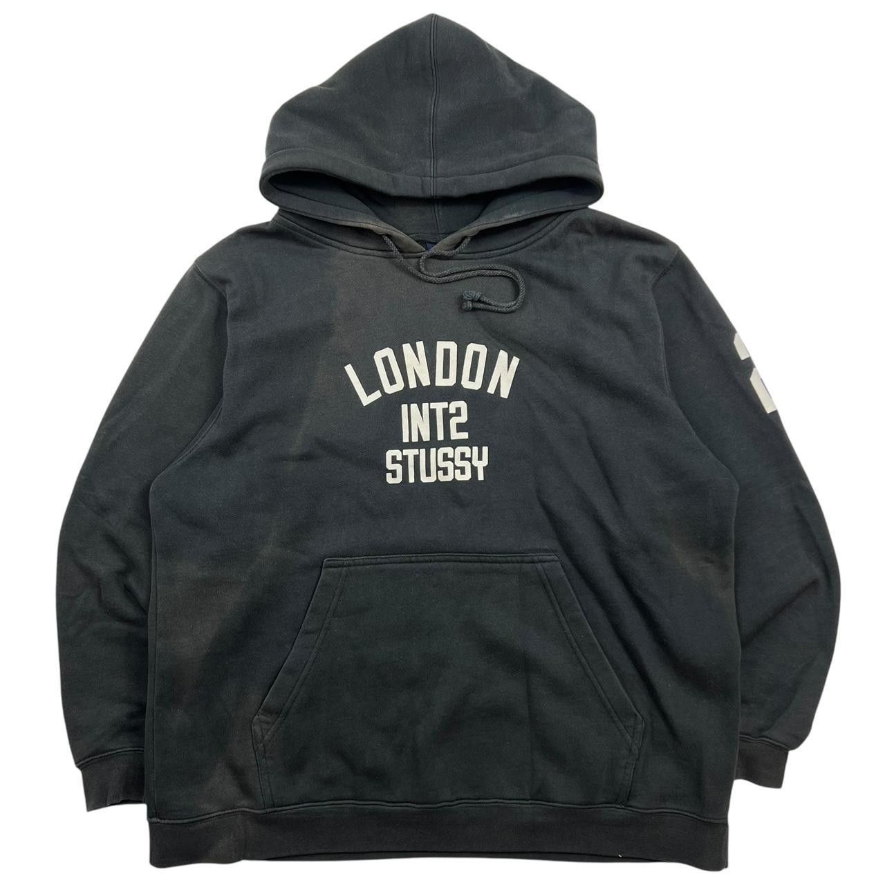 Stussy Vintage 2000s Stussy London Pullover Hoodie - Medium Size US M / EU 48-50 / 2 - 1 Thumbnail