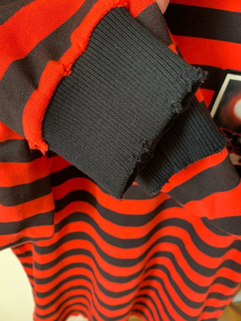 Givenchy Givenchy GVC Destroyed Stripe Hoodie with Skull Element Pri Size US XS / EU 42 / 0 - 4 Thumbnail