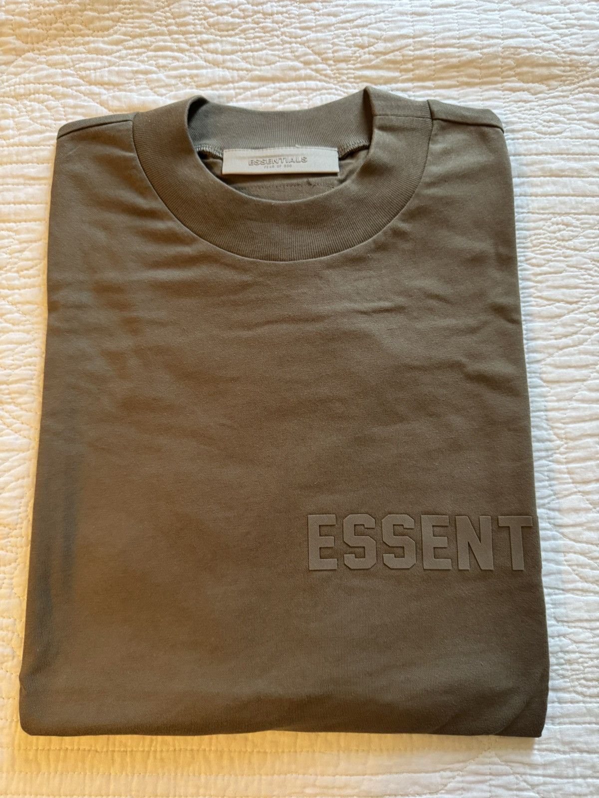 Fear of God Fear Of God Essentials Tee “Wood” FW22 Size Small Size US S / EU 44-46 / 1 - 2 Thumbnail