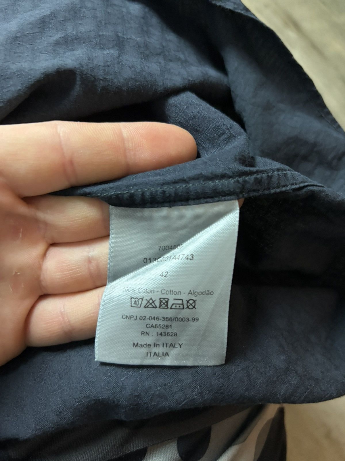 Dior Dior Oblique Total Pattern Shirt Size US L / EU 52-54 / 3 - 7 Thumbnail
