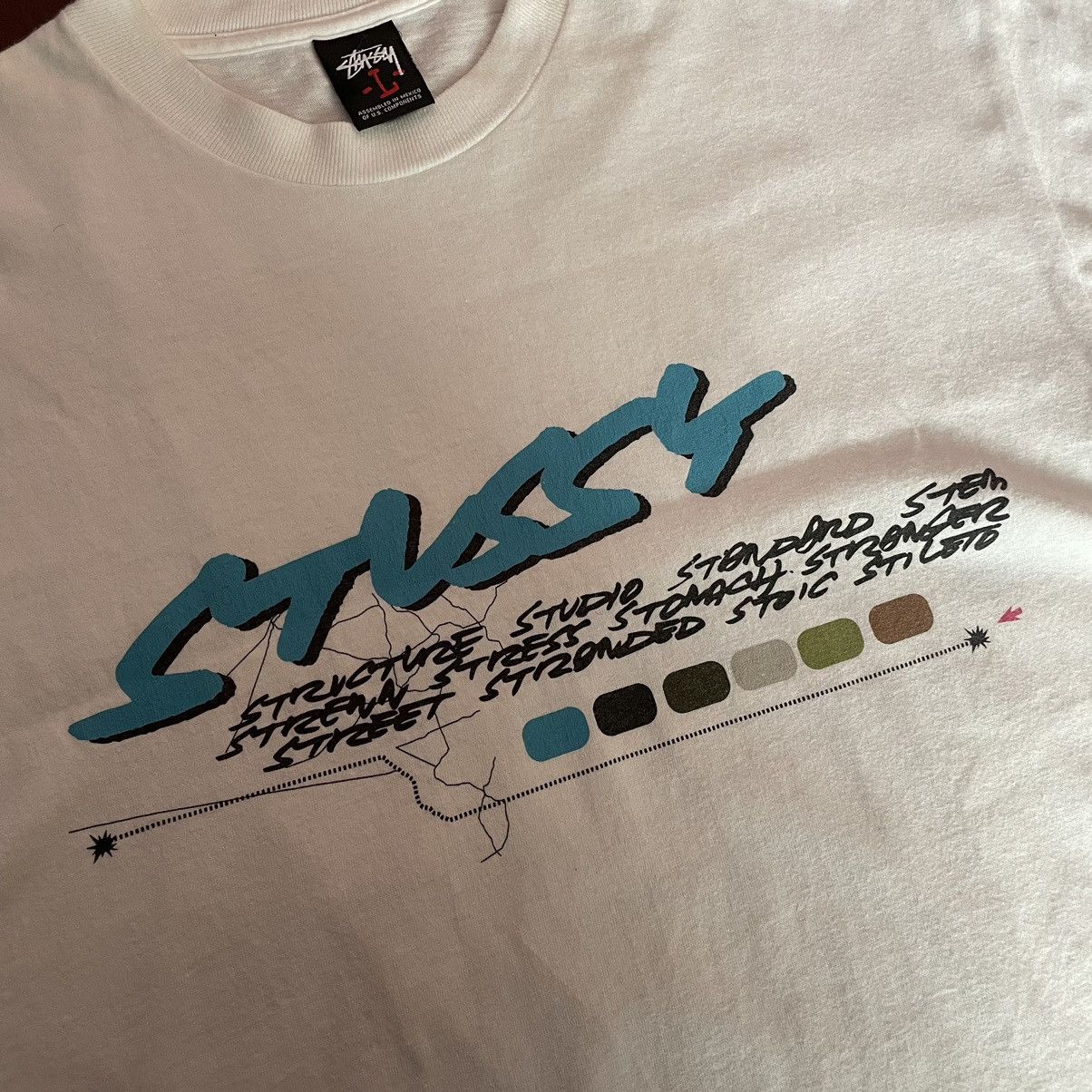 Stussy SS08 Stussy Futura Tee Size US L / EU 52-54 / 3 - 3 Thumbnail