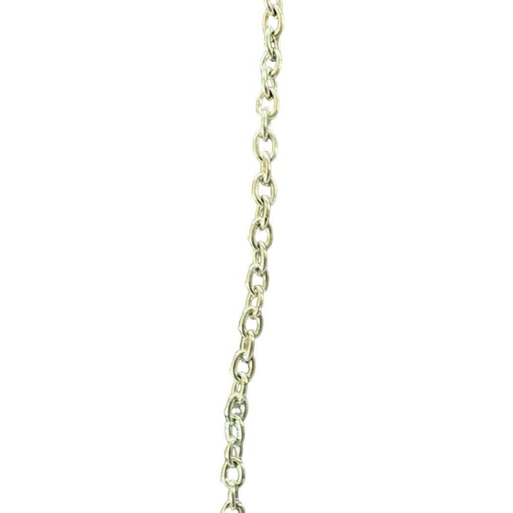 Other Rough Quartz Crystal & Hammered Metal Pendant Necklace 30" L Size ONE SIZE - 4 Thumbnail