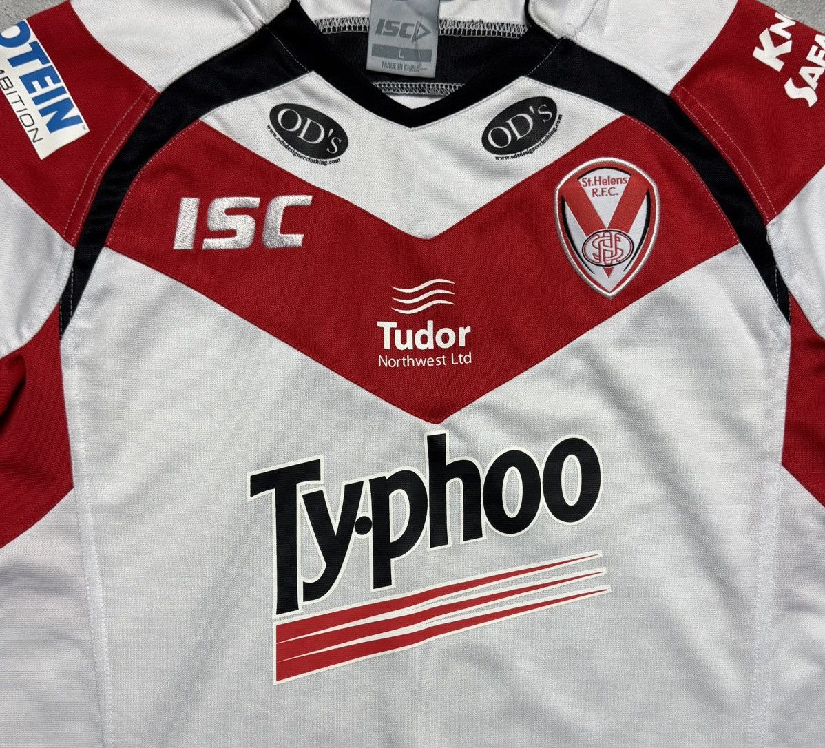 Other St Helens 2013 Home Rugby Shirt Jersey ISC Size US L / EU 52-54 / 3 - 5 Thumbnail