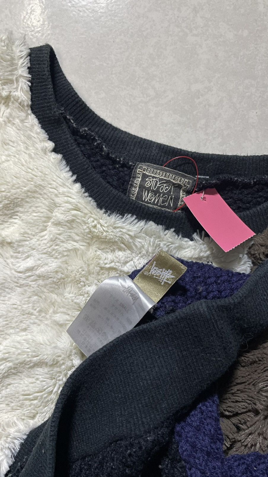 Stussy Vintage Stussy Women PatchWork Sweatshirt Size US M / EU 48-50 / 2 - 2 Thumbnail