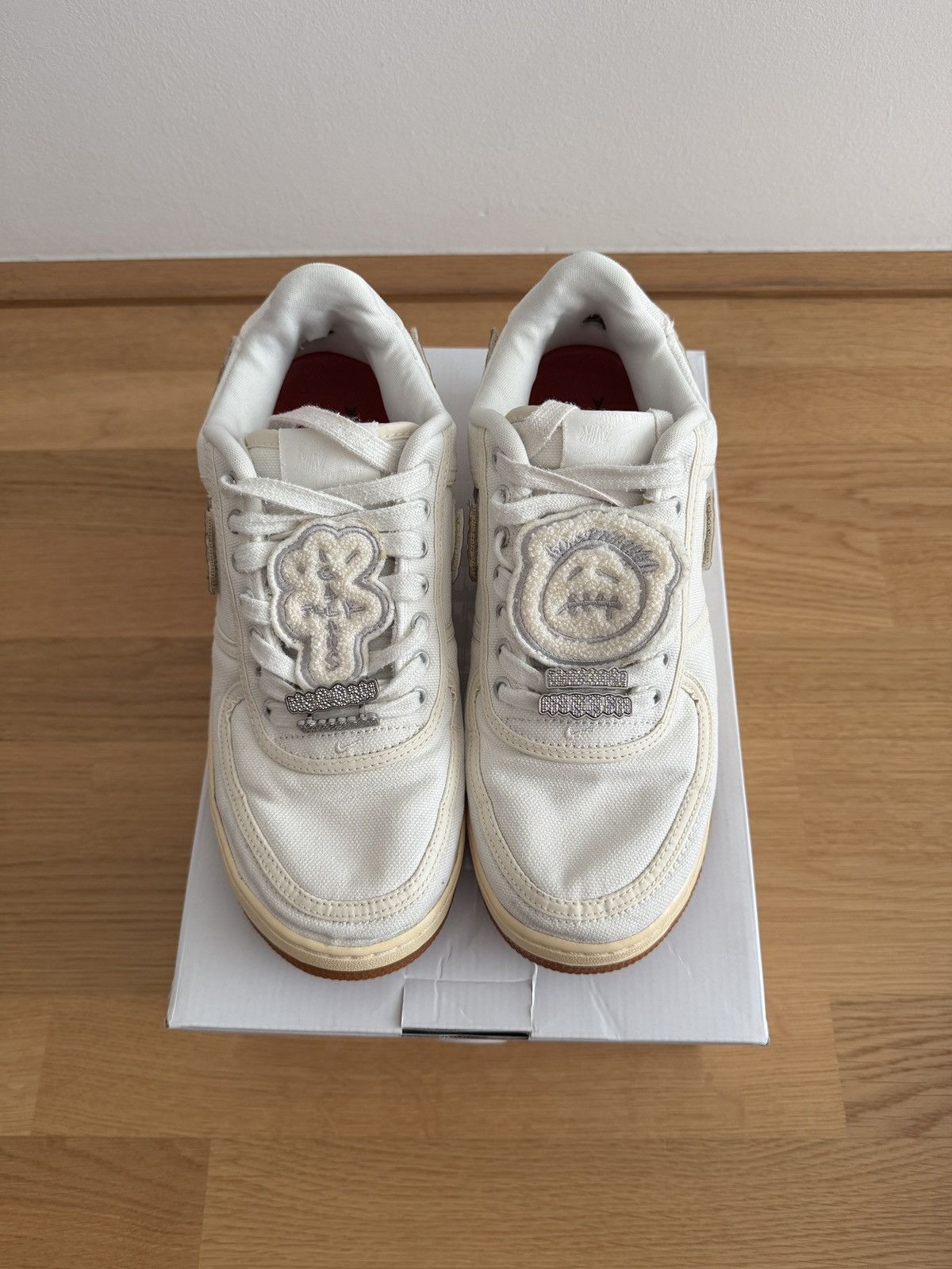 Nike × Travis Scott Nike Air Force 1 x Travis Scott Sail Size US 9 / EU 42 - 3 Thumbnail