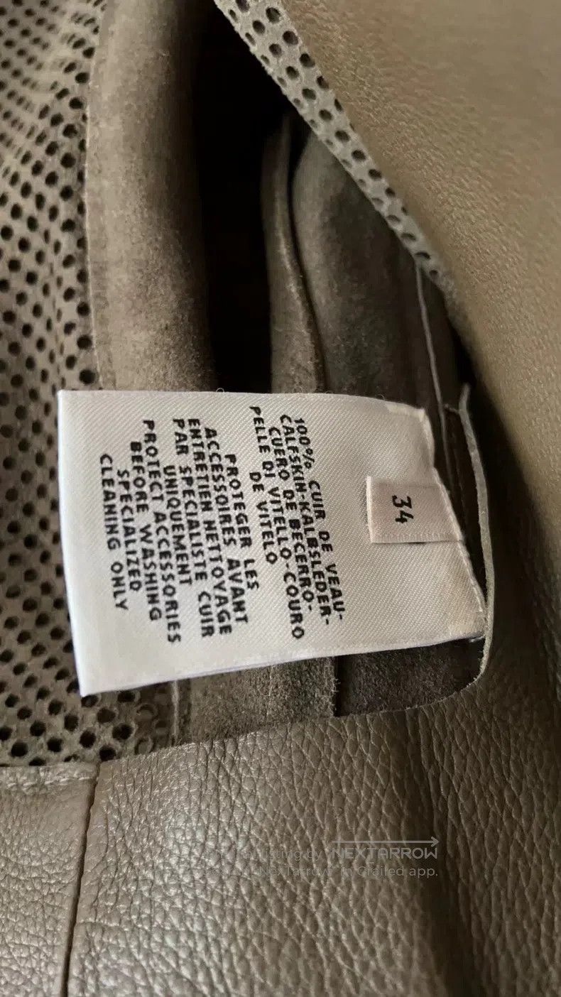Hermes Hermes Calfskin Leather Jacket Size XXS / US 00 / IT 34 - 4 Thumbnail