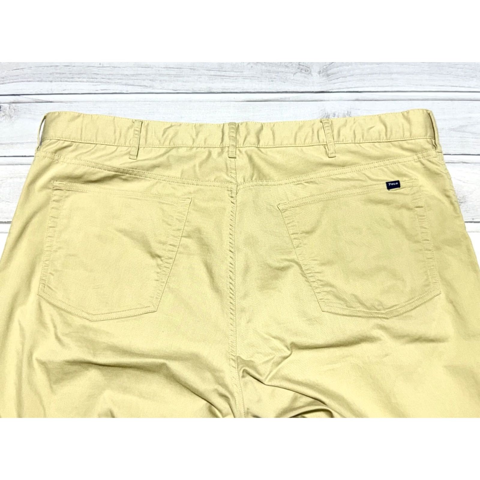 Polo Ralph Lauren Polo Ralph Lauren Pants Mens 40x32 Beige Tailored Fit Performance Twill Golf Chino Regular Straight Casual Pants Mens Beige Polo Ralph Lauren Size US L / EU 52-54 / 3 - 3 Thumbnail