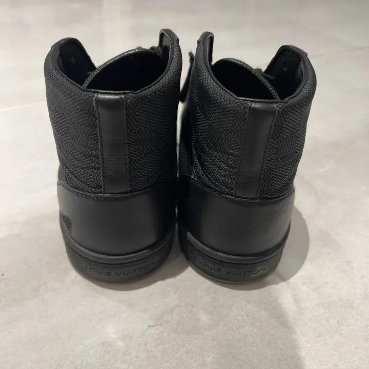 Louis Vuitton Louis Vuitton Casual Stylish Sneakers in Black -2508 Size US 8 / EU 41 - 3 Thumbnail
