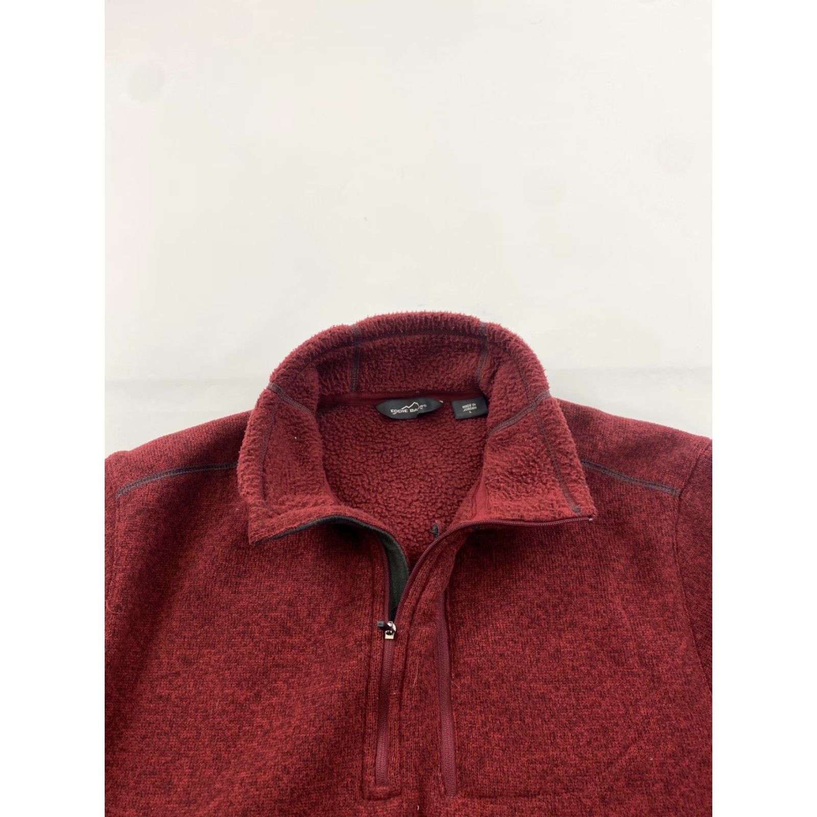 Eddie Bauer Eddie Bauer Sweatshirt Sweater Men L Red 1/4 Quarter Zip Pullover Shirt (if "Shirt" is allowed as category) Size US L / EU 52-54 / 3 - 2 Thumbnail