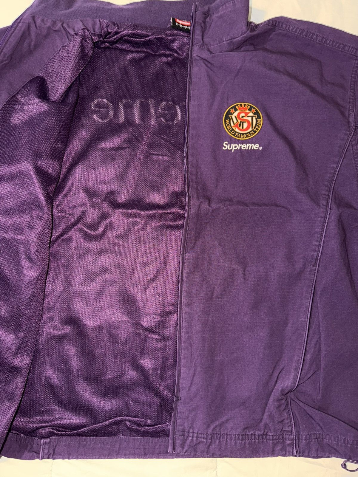 Supreme × Umbro Supreme Umbro Cotton Ripstop Track Jacket (SS26) plum medium Size US M / EU 48-50 / 2 - 4 Thumbnail