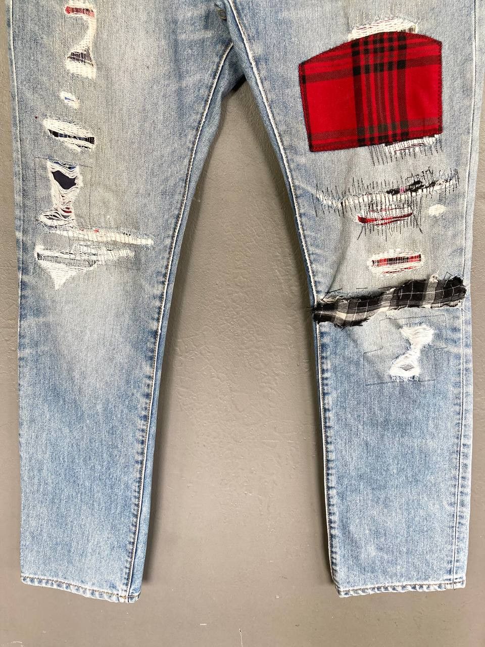 Denim & Supply Ralph Lauren Ralph Lauren Polo Denim & Supply Patchwork Denim Pants Size US 32 / EU 48 - 4 Thumbnail