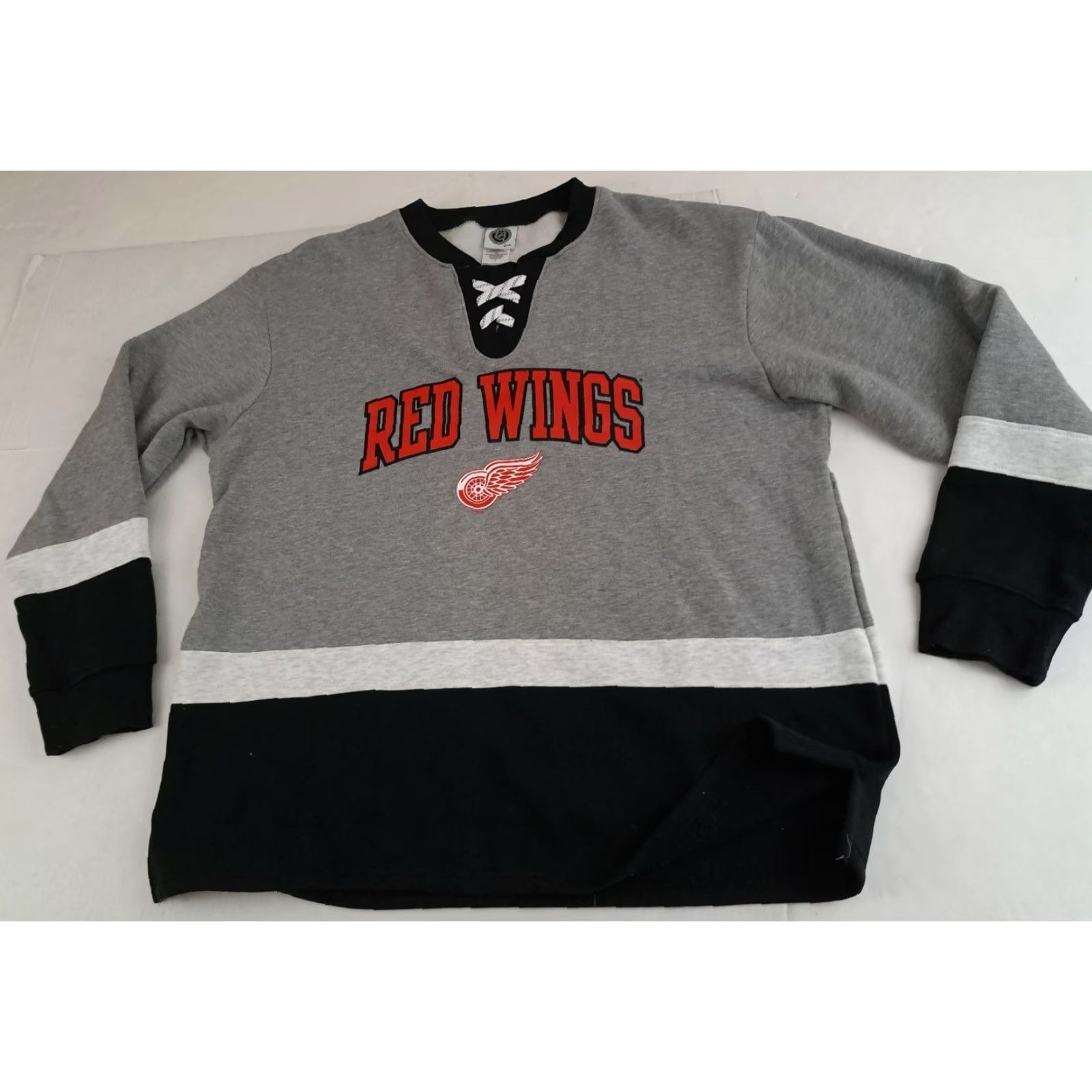 NHL Vintage Detroit Red Wings Hockey Sweatshirt Jersey NHL XL Laced neck Size US XL / EU 56 / 4 - 2 Thumbnail