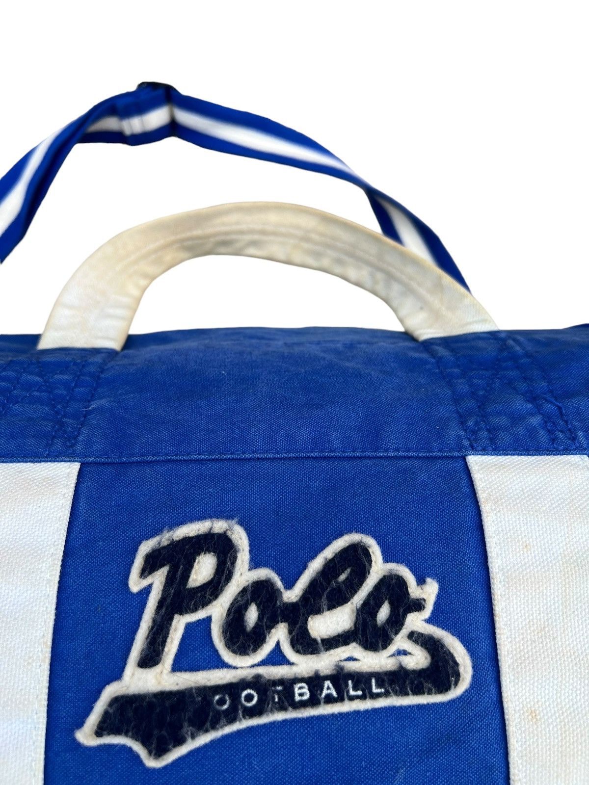 Polo Ralph Lauren Vintage Ralph Lauren Football Muddy Dirty Duffle Teavel Bag Size ONE SIZE - 6 Thumbnail