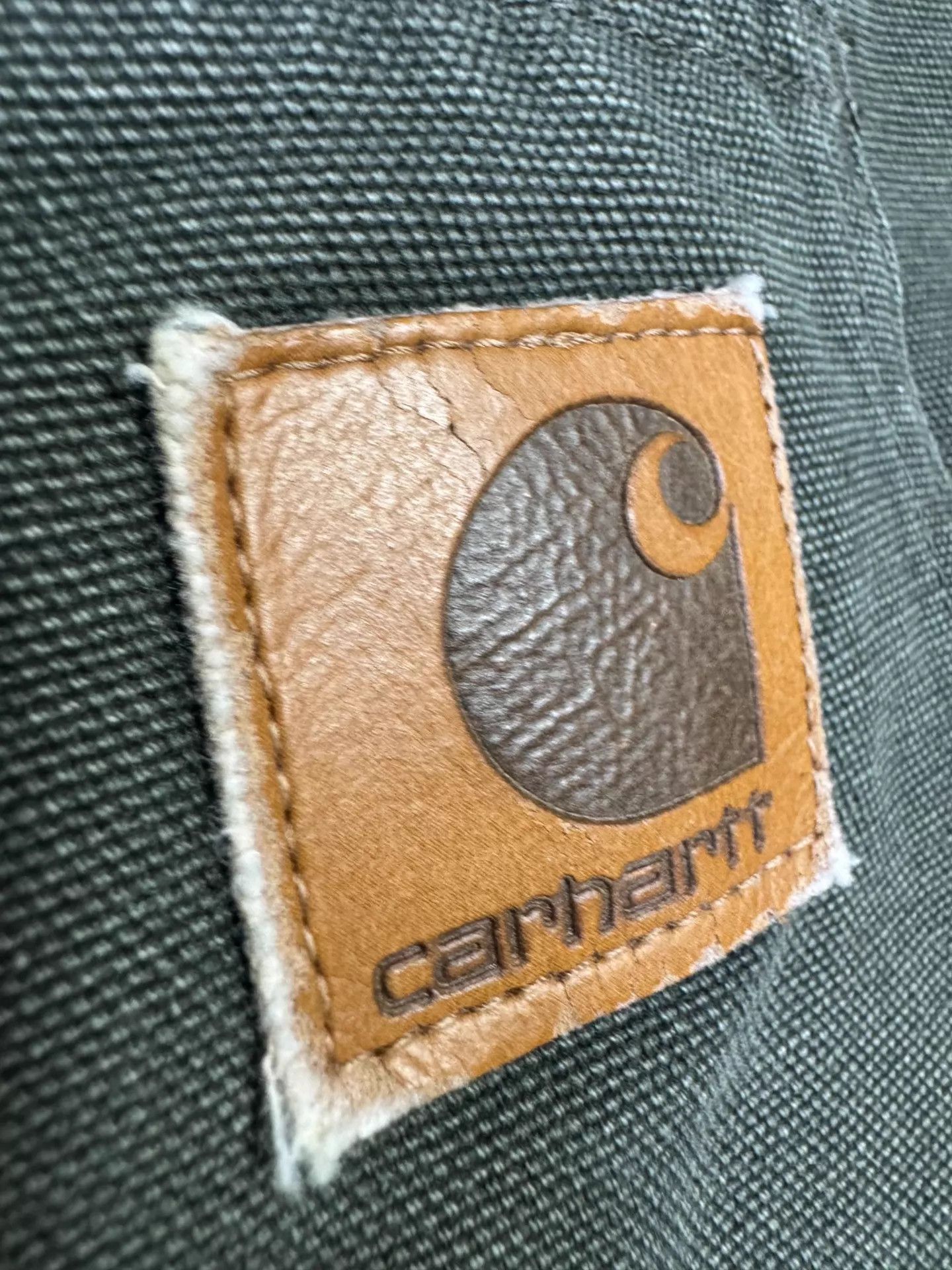 Carhartt Vintage Carhartt JQ1066 Deep Olive XL Hooded Work Jacket Size US XL / EU 56 / 4 - 9 Thumbnail