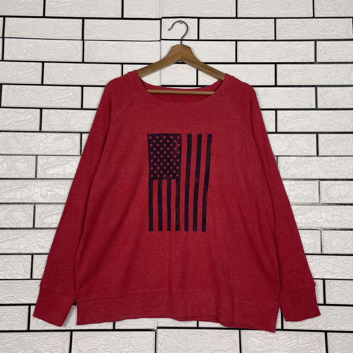 Eddie Bauer Eddie Bauer American Flag Women Sweatshirt Size XL / US 12-14 / IT 48-50 - 1 Thumbnail