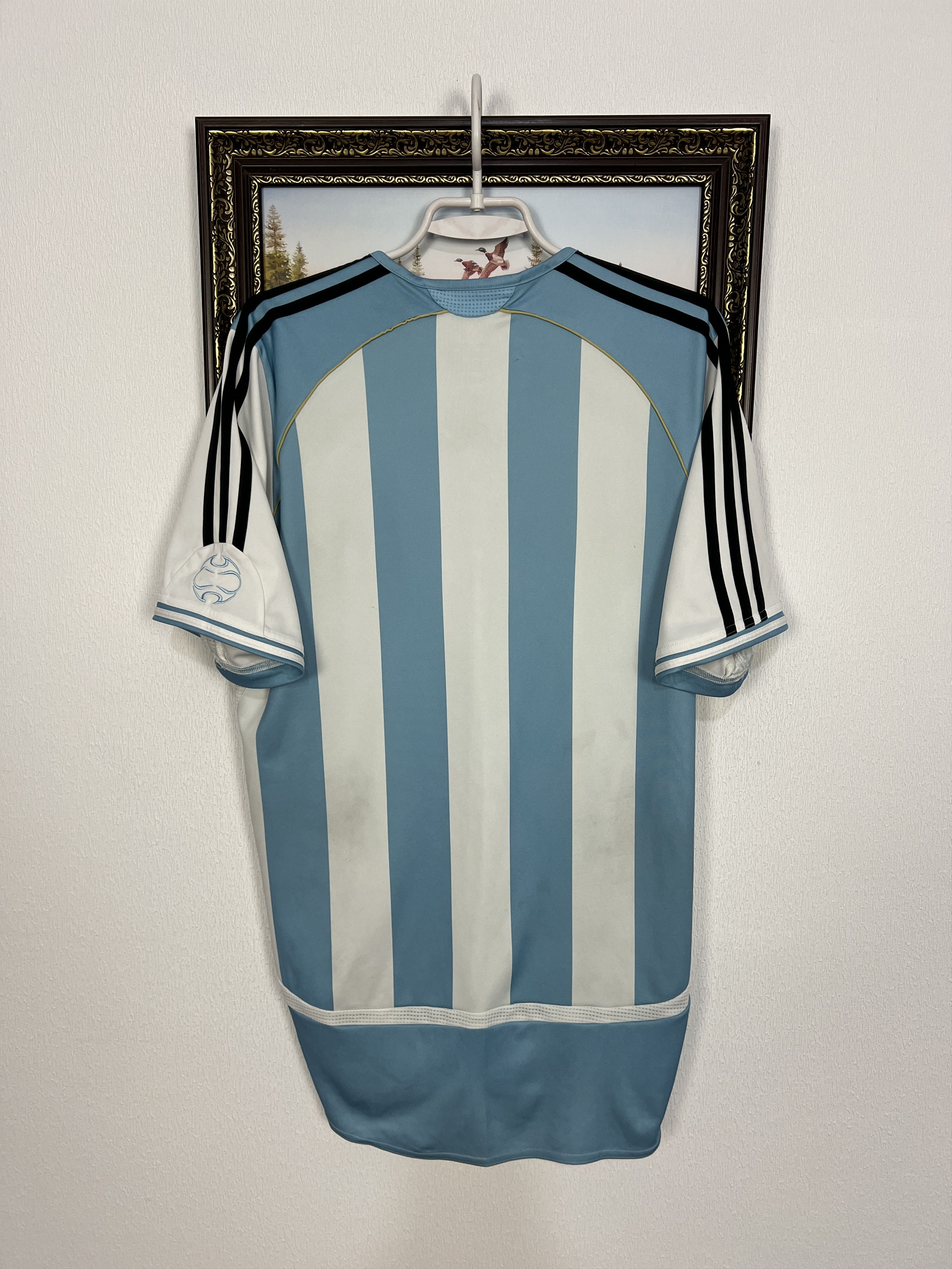 Adidas Argentina Home football shirt 2006 Soccer Jersey Trikot Size US M / EU 48-50 / 2 - 11 Thumbnail