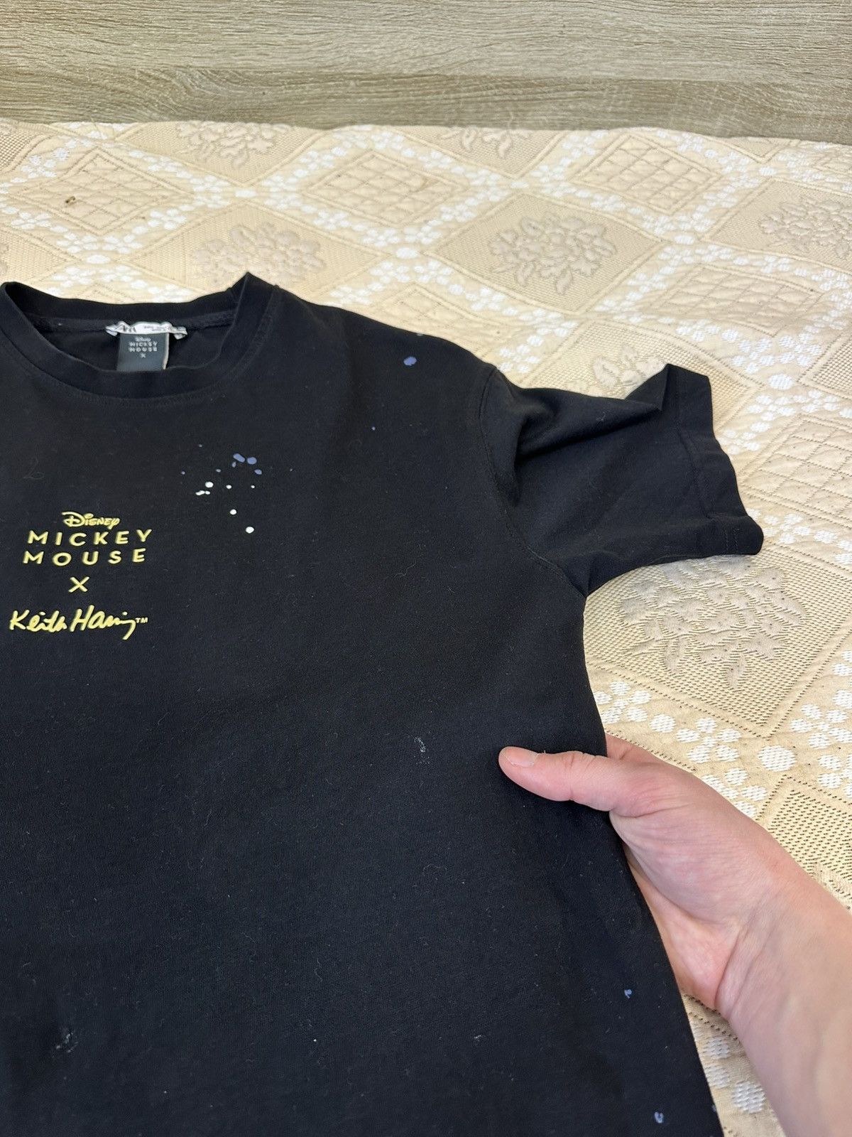 Keith Haring 🔥 Disney Mickey Mouse x Keith Haring Art Paint Logo Tee Size US S / EU 44-46 / 1 - 9 Thumbnail