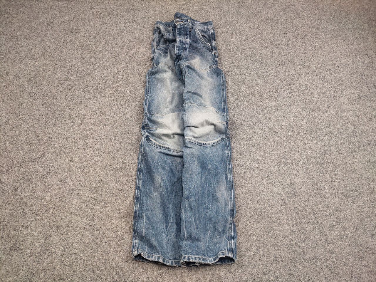 G-Star Vintage G Star Raw 3D Loose Double Knee Faded Denim Jeans Size US 33 - 3 Thumbnail