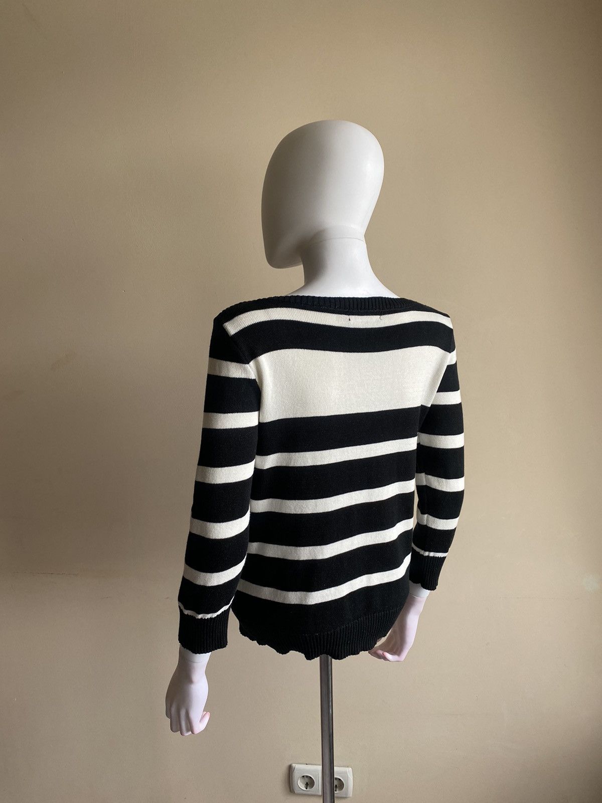 Polo Ralph Lauren Ralph Lauren Black Label Striped Boatneck Sweater Size S Size S / US 4 / IT 40 - 8 Thumbnail