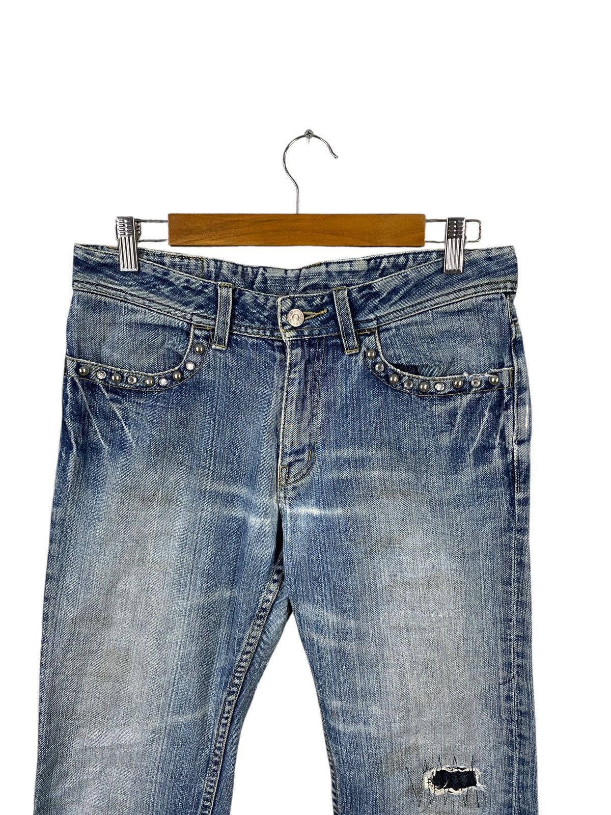Japanese Brand Mens bigi japanase brand flared denim pant Size US 32 / EU 48 - 3 Thumbnail