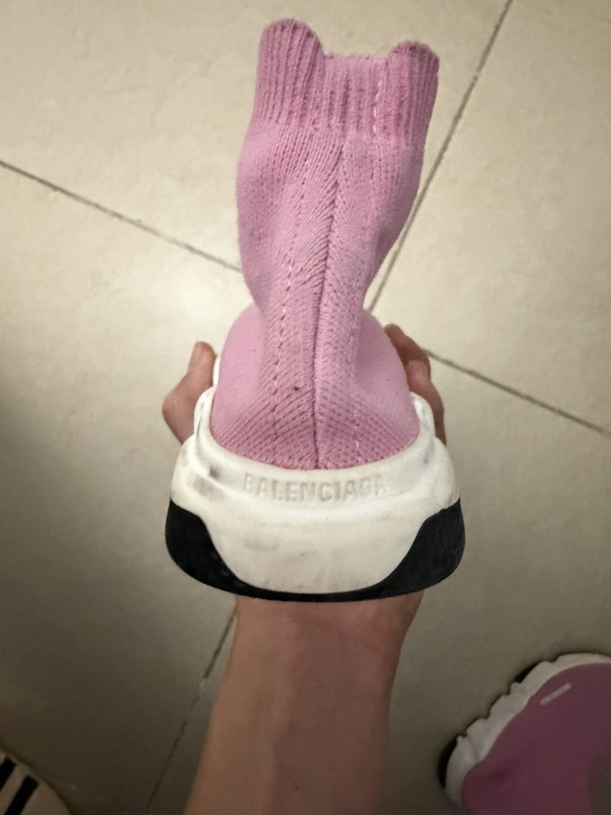Balenciaga Balenciaga Speed Trainer Pink – Pre-Owned – Good Condition Size US 4 / IT 34 - 7 Thumbnail