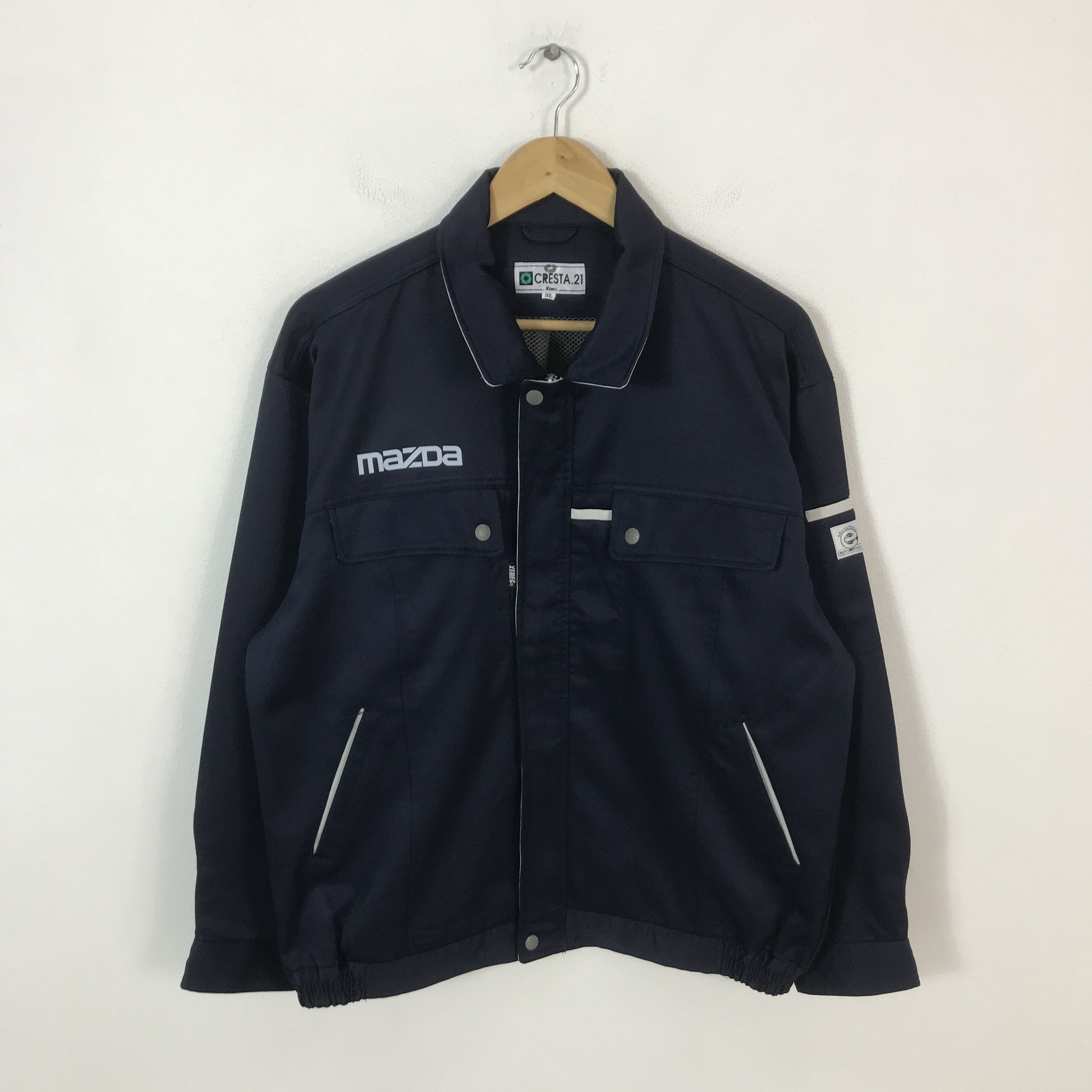Japanese Brand Mazda Racing Team Japan motorsport custom jacket K64B11 Size US L / EU 52-54 / 3 - 2 Thumbnail